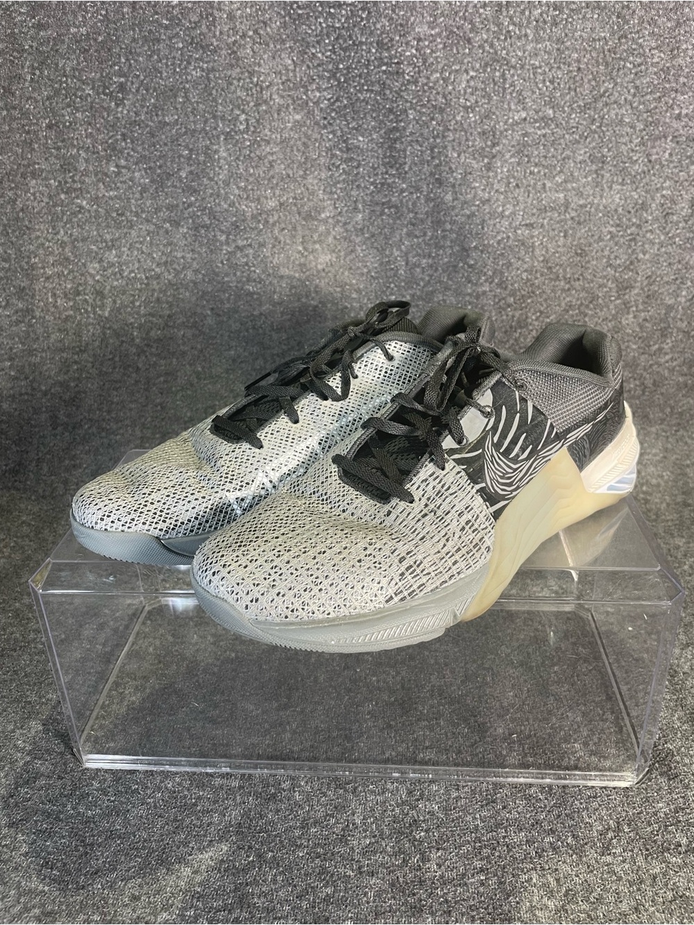 Nike Metcon 8 AMP Shoes Mens Size 14 Gray Black Training Sneakers DQ4675-001